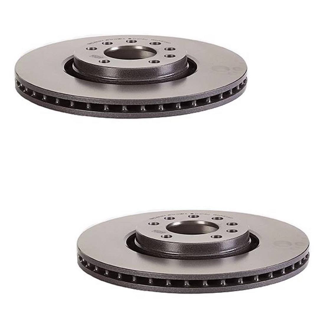 SAAB Brakes Kit - Pads & Rotors Front and Rear (308mm/286mm) (Ceramic) 93192749 - Brembo 3101723KIT